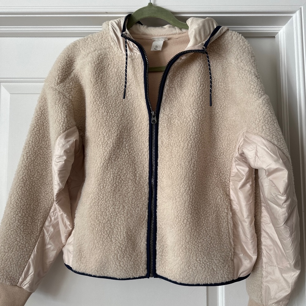 H/M Sherpa hoodie